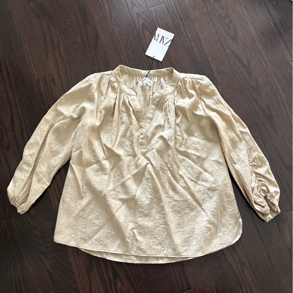 BNWT Zara Cream Blouse for Girls